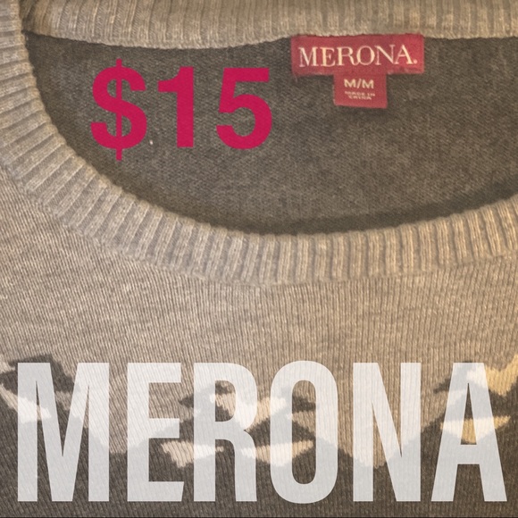 MERONA WOMEN’S HOLIDAY SWEATER - Picture 1 of 3